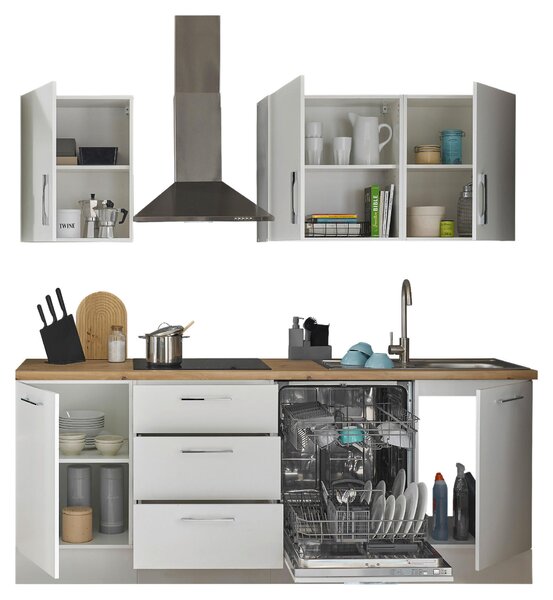 KUCHYŇSKÝ BLOK BEZ SPOTŘEBIČŮ 220 cm MID.YOU - Online Only kuchyňské linky, Online Only