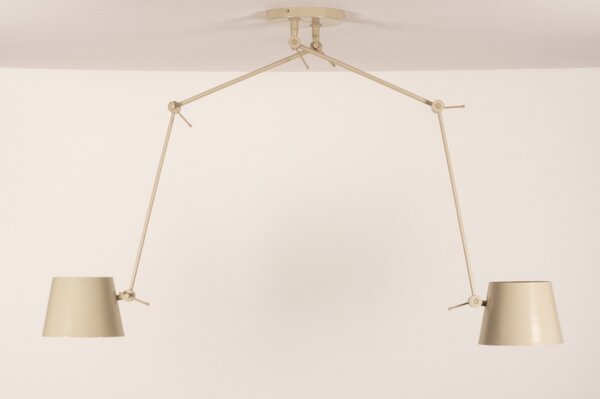 Závěsné designové svítidlo nad stůl Snap Wall Charlenne Sand Duo (LMD)