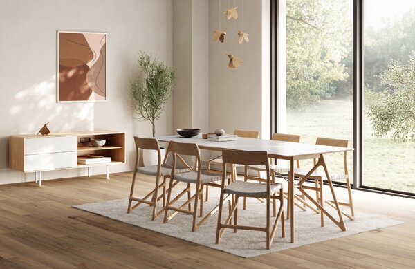 -25 % Dny MOMENTI– Gazzda Dubový jídelní stůl Tink 160 x 90 cm