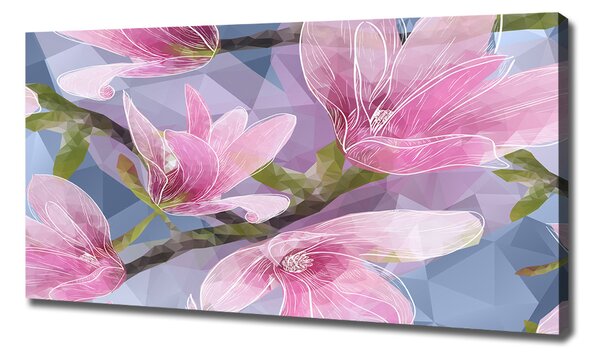 Foto obraz na plátně do obýváku Růžová magnolie oc-83196443