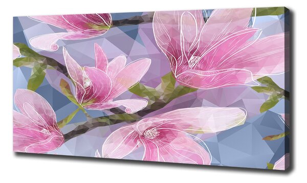 Foto obraz na plátně do obýváku Růžová magnolie oc-83196443