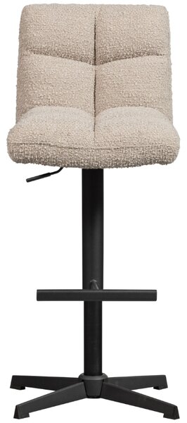 -25 % Dny MOMENTI– WOOOD Béžová bouclé barová židle Darin 60-80 cm