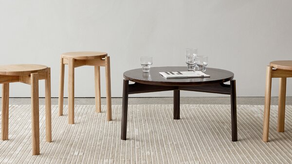Audo Copenhagen designové odkládací stolky Passage Lounge Table (průměr 50 cm)
