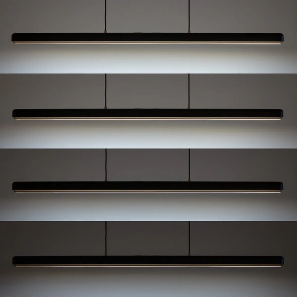 Umage Závěsné LED linearní svítidlo Hazel Branch, 40W, d. 150 cm, 2700-6000K Barva: Černá-mosaz
