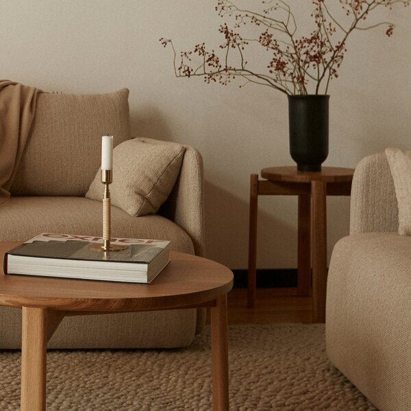 Audo Copenhagen designové odkládací stolky Passage Lounge Table (průměr 50 cm)