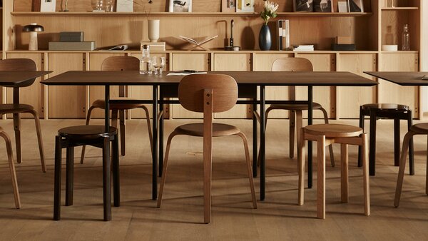 Audo Copenhagen designové odkládací stolky Passage Lounge Table (průměr 50 cm)