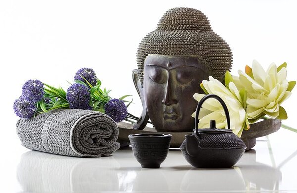 Tapeta wellness zátiší s Budhou