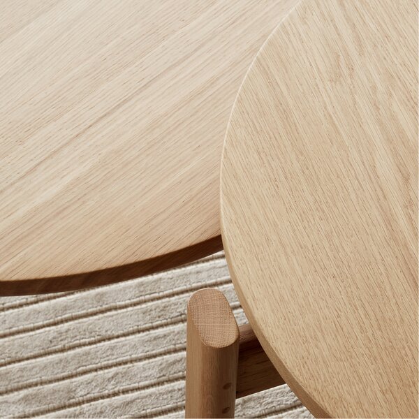 Audo Copenhagen designové odkládací stolky Passage Lounge Table (průměr 50 cm)
