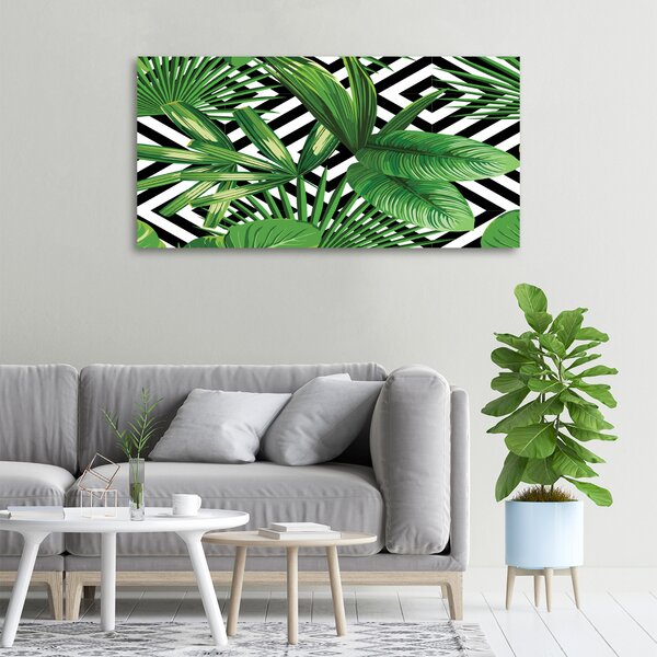 Moderní obraz canvas na rámu Tropické listí oc-83346091