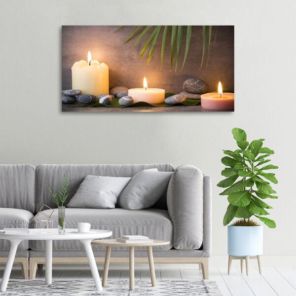 Moderní fotoobraz canvas na rámu Plající svíce oc-83368603