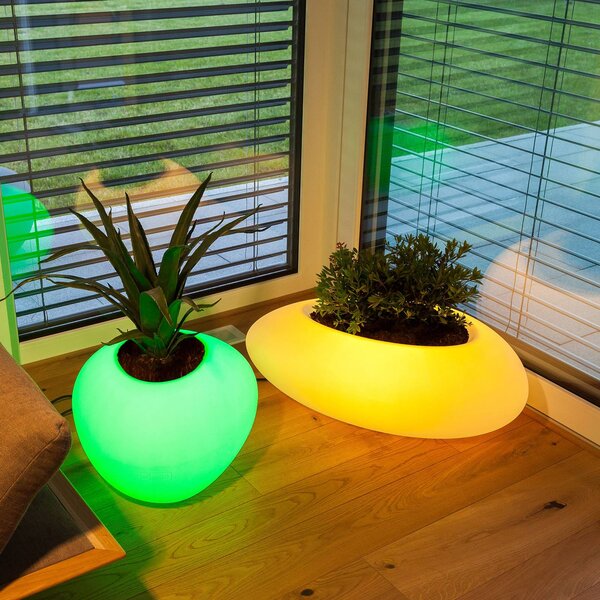 Dekorativní lampa Storus VI LED RGBW, bílá barva pro výsadbu