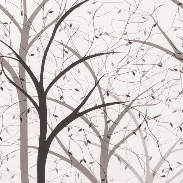 Povlečení SATÉN DESIGN trees béžovočerná 140 x 200/70 x 90 cm