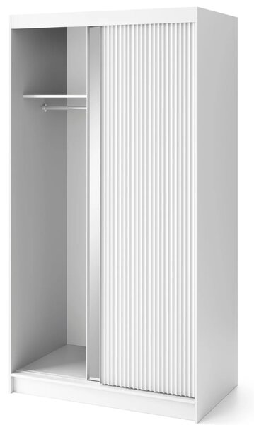 Zrcadlová skříň s posuvnými dveřmi 120 cm SELIORA - bílá