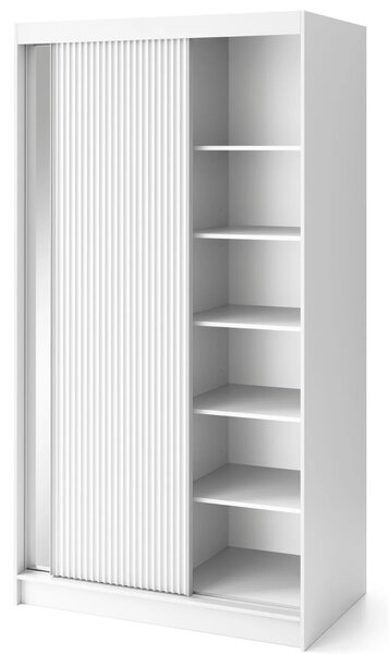 Zrcadlová skříň s posuvnými dveřmi 120 cm SELIORA - bílá