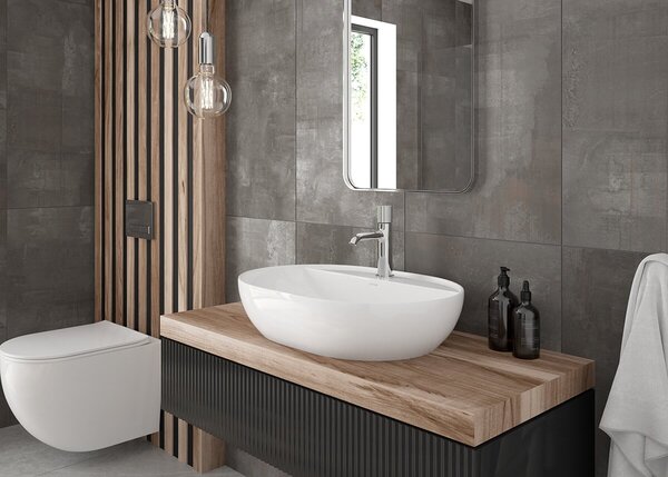 Oltens Torne splachovací tlačítko pro WC lesklý chrom 57101100