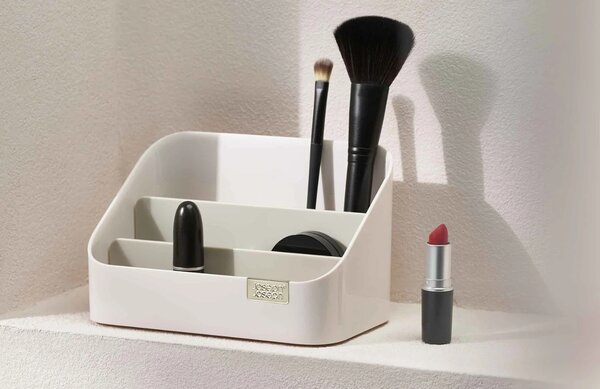 Joseph Joseph Krémově bílý plastový kosmetický organizér Viva 18 cm