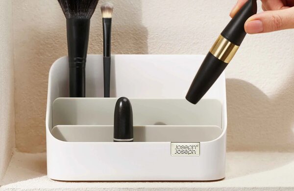 Joseph Joseph Krémově bílý plastový kosmetický organizér Viva 18 cm