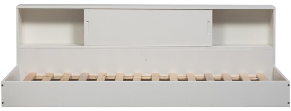 -25 % Dny MOMENTI– WOOOD Bílá dřevěná postel Carter 90 x 200 cm