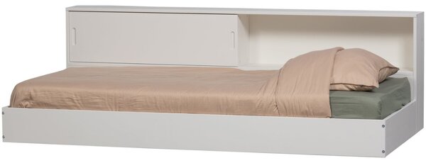 -25 % Dny MOMENTI– WOOOD Bílá dřevěná postel Carter 90 x 200 cm