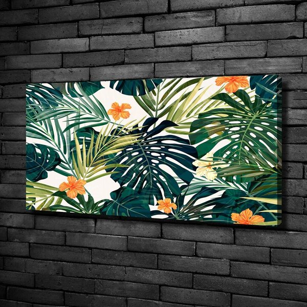 Moderní obraz canvas na rámu Tropické listí oc-83854807