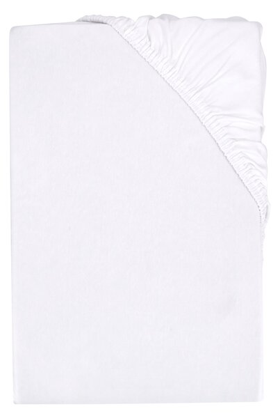 Livarno home Žerzejové napínací prostěradlo, 90–100 x 200 cm (bílá) (100392606001)