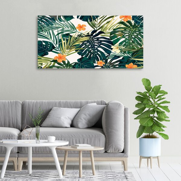 Moderní obraz canvas na rámu Tropické listí oc-83854807