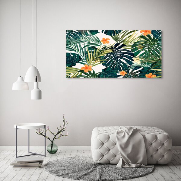 Moderní obraz canvas na rámu Tropické listí oc-83854807