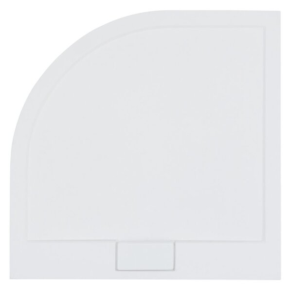 Besco Čtvrtkruhová akrylátová sprchová vanička AXIM HR 80x80 (90x90) UltraSlim Rozměry (cm): 80x80