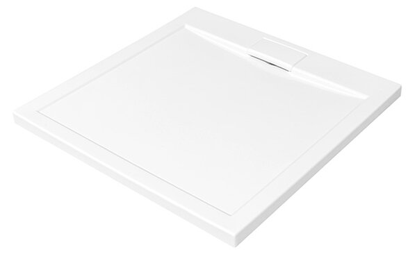 Besco Čtvercová sprchová akrylátová vanička AXIM SQ 80x80 (90x90) UltraSlim Rozměry (cm): 80x80