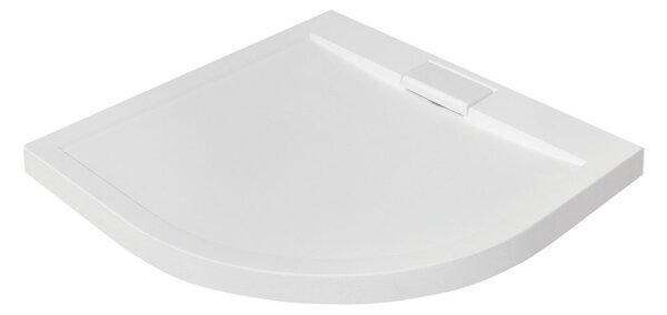 Besco Čtvrtkruhová akrylátová sprchová vanička AXIM HR 80x80 (90x90) UltraSlim Rozměry (cm): 80x80