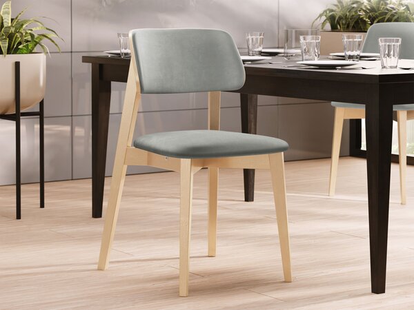 Čalouněná jídelní židle KT63/C, Potah: Magic Velvet 2250, Barva dřeva: czarny 5903211313370