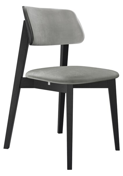 Čalouněná jídelní židle KT63/C, Potah: Magic Velvet 2250, Barva dřeva: czarny 5903211313370