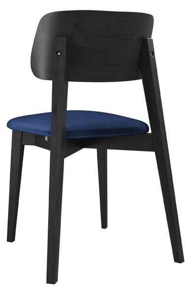 Čalouněná jídelní židle KT63/C, Potah: Magic Velvet 2250, Barva dřeva: czarny 5903211313370