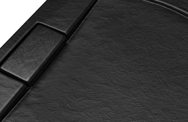 Besco Čtvercová sprchová akrylátová vanička AXIM NEW SE SQ 80x80 (90x90) B UltraSlim Stone Effect Rozměry (cm): 80x80