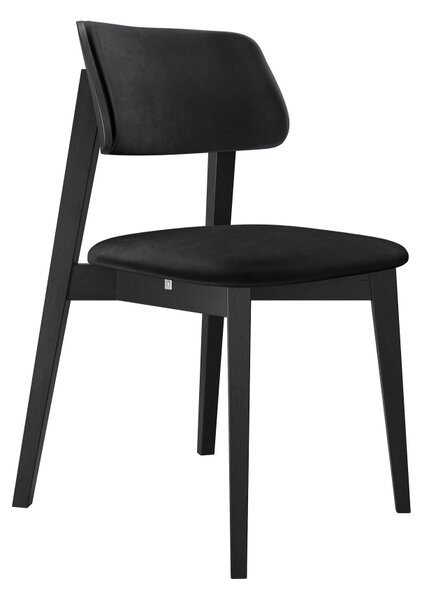 Čalouněná jídelní židle KT63/C, Potah: Magic Velvet 2250, Barva dřeva: czarny 5903211313370