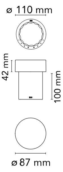 Flos designové stolní lampy Last Order Fluted