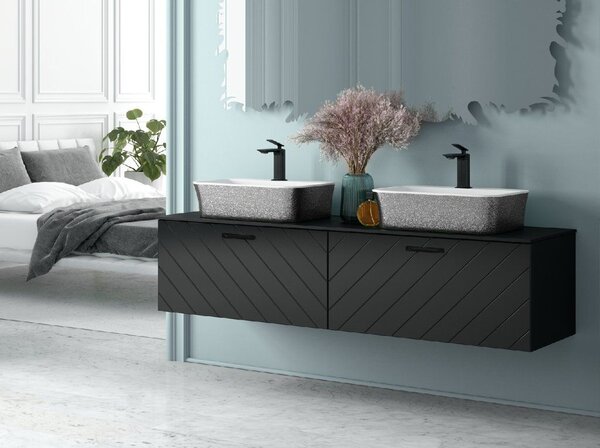 Besco Deskové umyvadlo z litého mramoru Assos S-Line Glam S UM D 51x41x15 cm, bez otvoru pro baterii