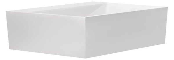 Besco Deskové umyvadlo z litého mramoru Vera UM D 50x42x15 cm, bez otvoru pro baterii