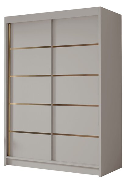 Šatní skříň Virento IV 120, Barva: černá / bílá 5903211331626