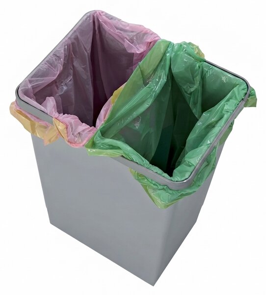 Vestavný odpadkový koš Elletipi EASY - na dvířka, 15 L, PBD SP SG28 C97 M