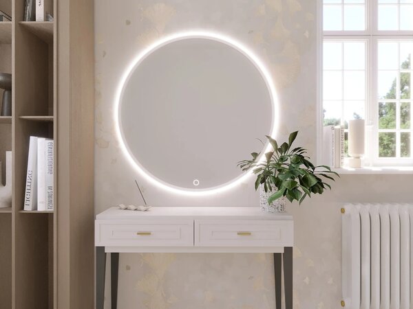 Zrcadlo ONYX s LED osvětlením - bílé