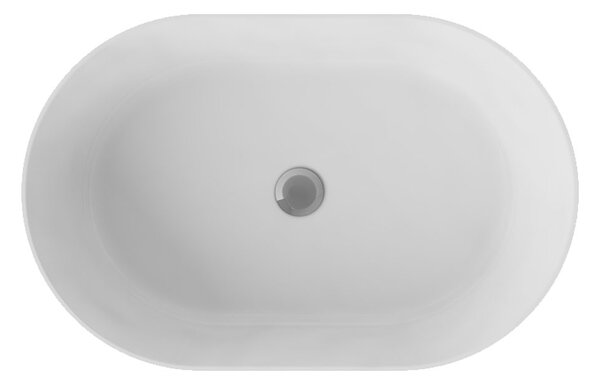 Besco Deskové umyvadlo z litého mramoru Lova Glam Z UM D 53x34 cm