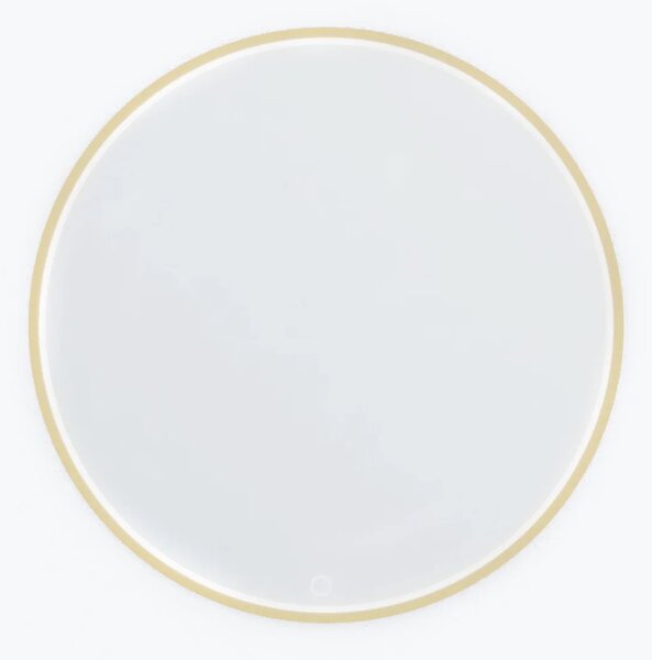 Nástěnné zrcadlo SOL s LED osvětlením - zlaté