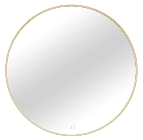 Kulaté zrcadlo SOL s LED osvětlením - zlaté