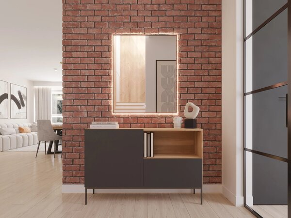 Nástěnné zrcadlo CAELUM s LED osvětlením