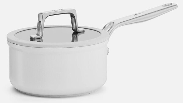 Fabini Rendlík Meda 5.0 Pro, ø 16 cm (1,2 l) - Nepřilnavý rendlík s keramickým povrchem s poklicí, světle šedý