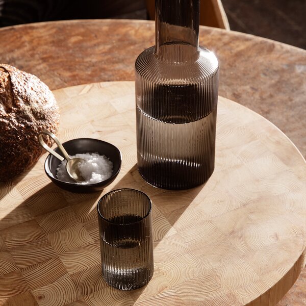 Ferm Living designové sklenice na vodu Ripple Verrines