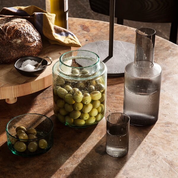 Ferm Living designové sklenice na vodu Ripple Verrines