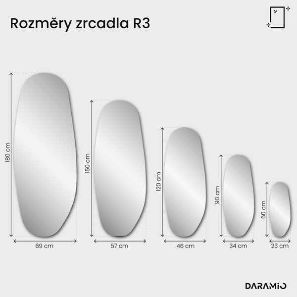 Zrcadlo Pure R3