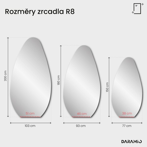 Zrcadlo Pure R8